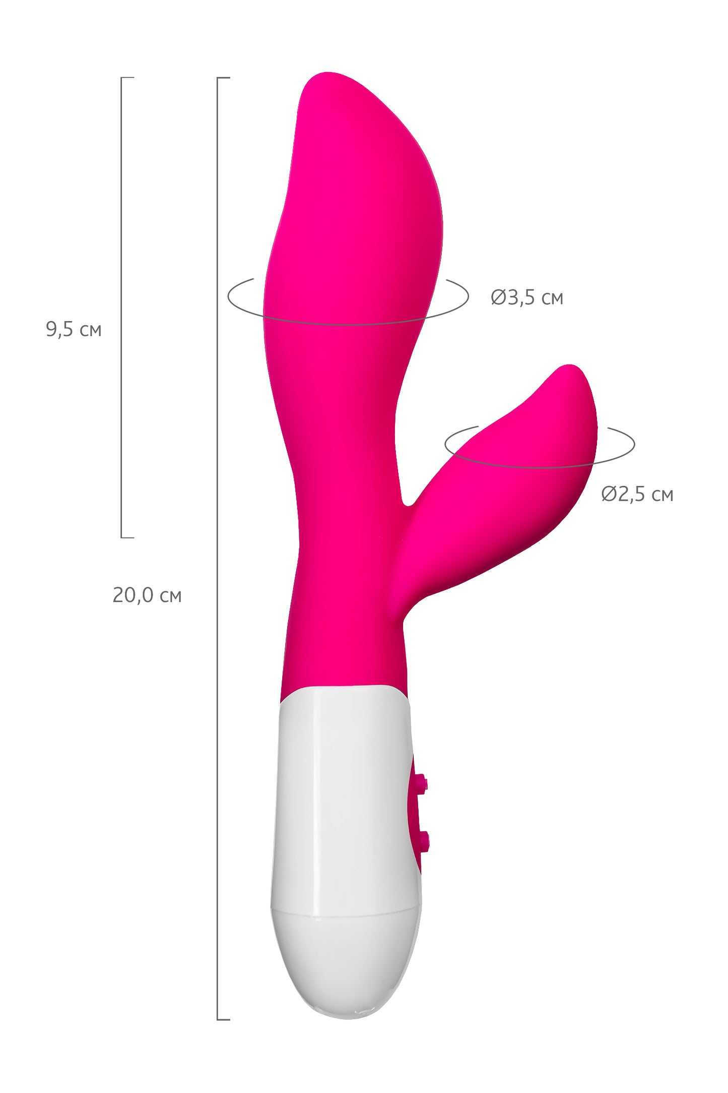 A-Toys by TOYFA Lilu Klitoral Uyarıcı Vibratör, silikon, pembe, 20 cm