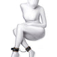 Anonymo BDSM Ayak Kelepçe #0152, PU deri, baskılı, 27 cm