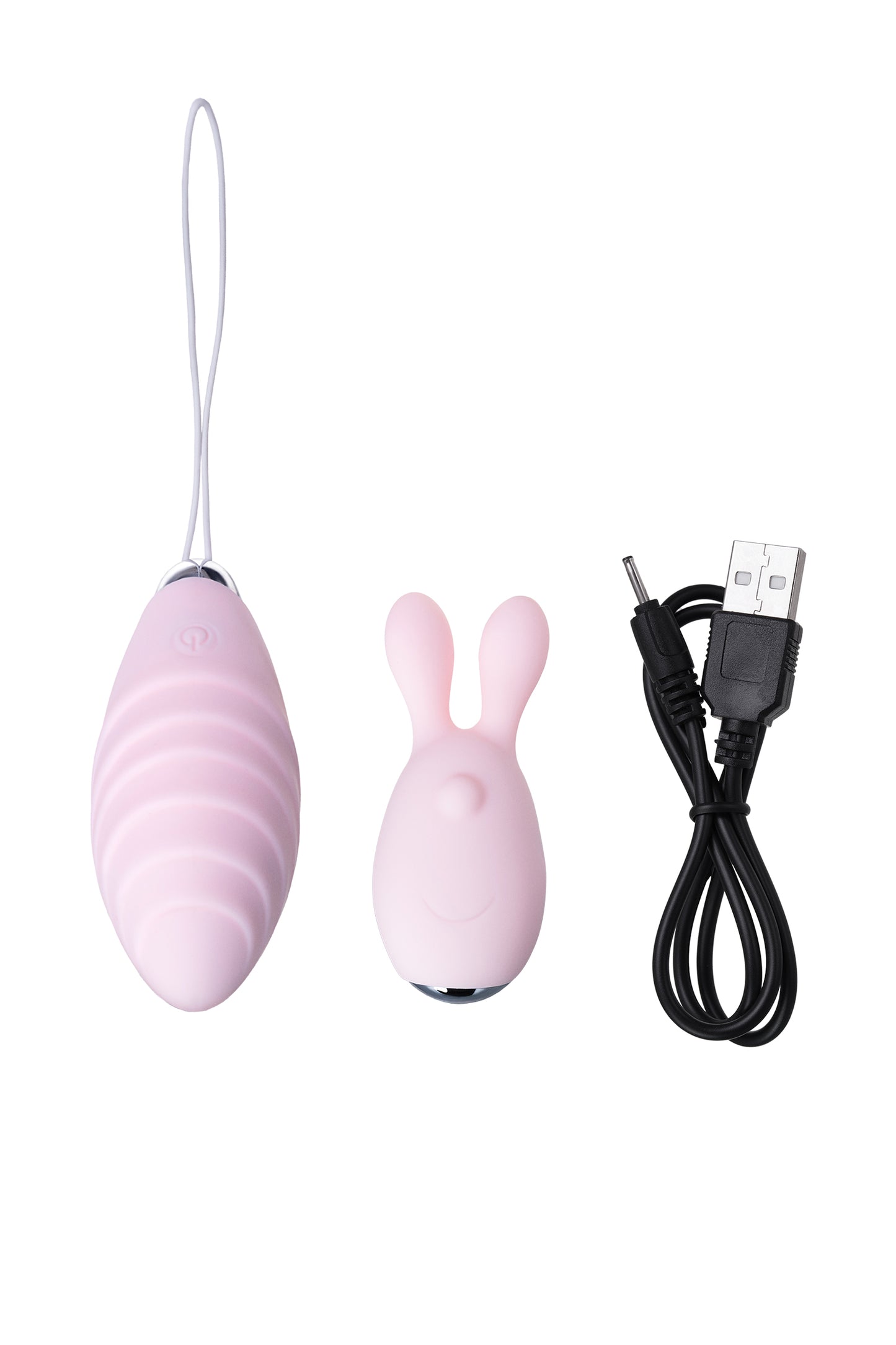 JOS VİTA Vajinel Plug Seti , silikon, pembe, 8,5 ve 8 cm