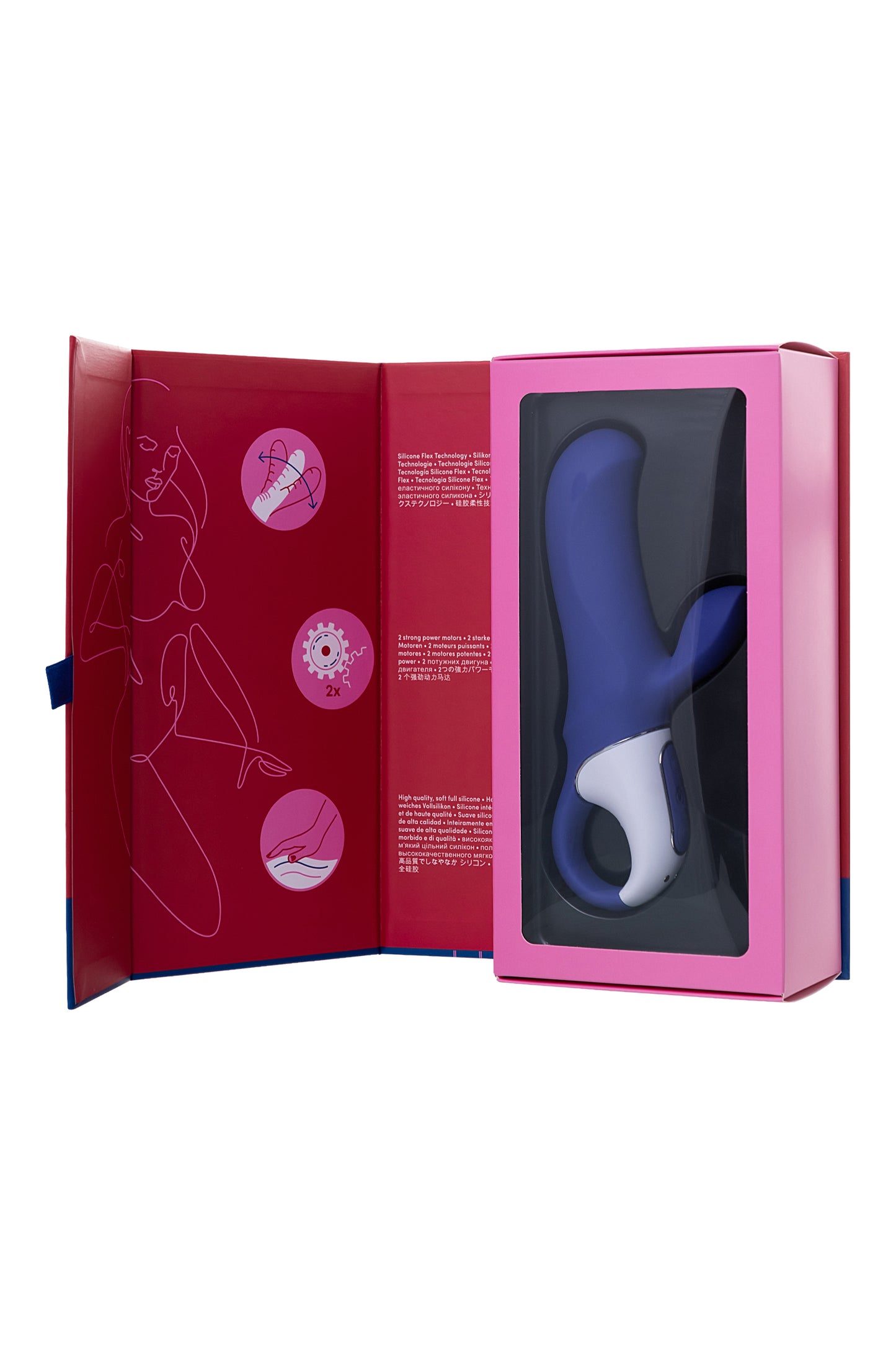 Satisfyer Magic Bunny Gerçekçi olmayan  Vibratörü, Silikon, Mor, 17,7 cm
