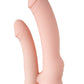 Gerçekçi TOYFA A-Toys Twint yapay penis, silikon, çıplak, 19,5 cm