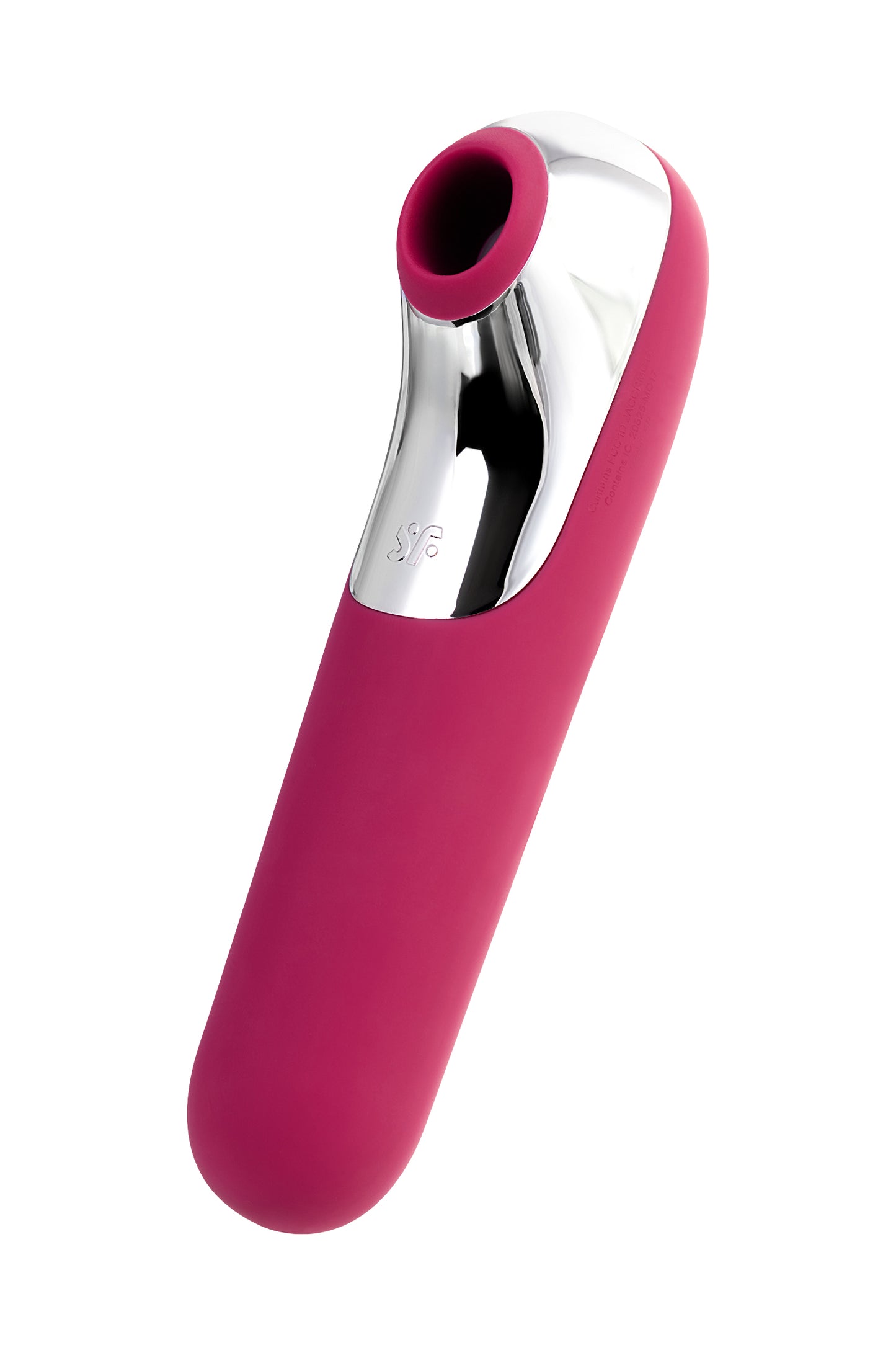 Satisfyer Dual Love Pink Vakum Klitoral Uyarıcı Vibratör, Silikon, Kırmızı, 16 cm