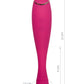 JOS Danvi Vakum Dalgası  Vibratör, Silikon, Pembe, 21,5 cm