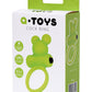 A-Toys by TOYFA Chio Titreşimli Penis Halkası , silikon, yeşil, 8,1 cm, Ø 3,1 cm