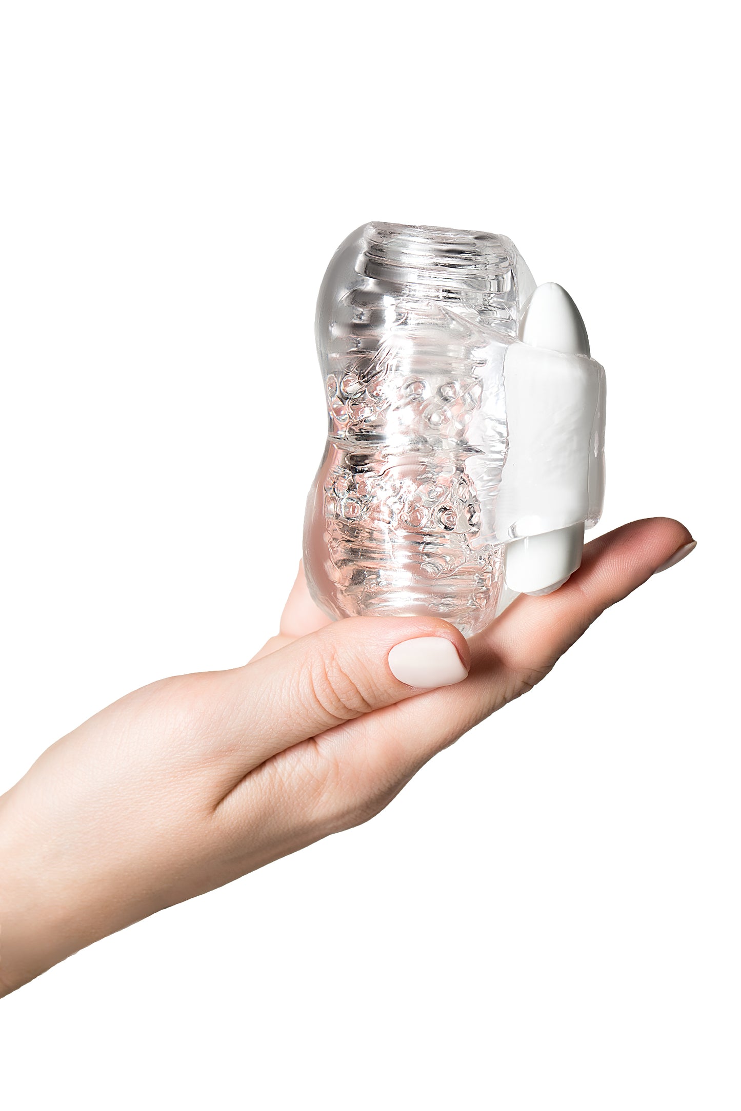 Lingam by TOYFA Masturbator, Khani, TPE, Şeffaf, 9 cm