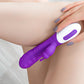 JOS TATY  Klitoral Uyarıcı Vibratör, silikon, mor, 21,5 cm