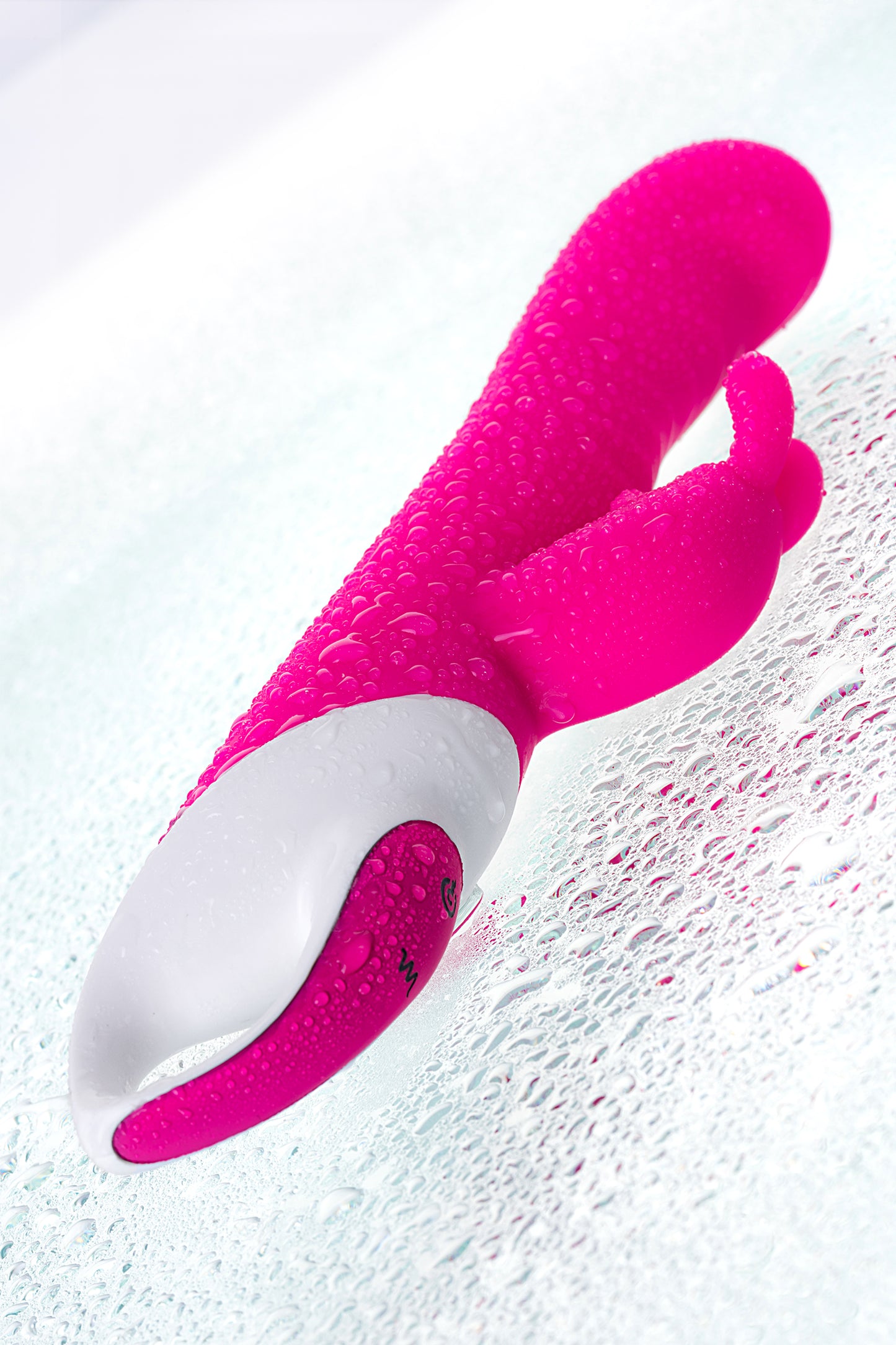 JOS ELLY Isıtmalı Vibratör,  silikon, pembe, 21,5 cm