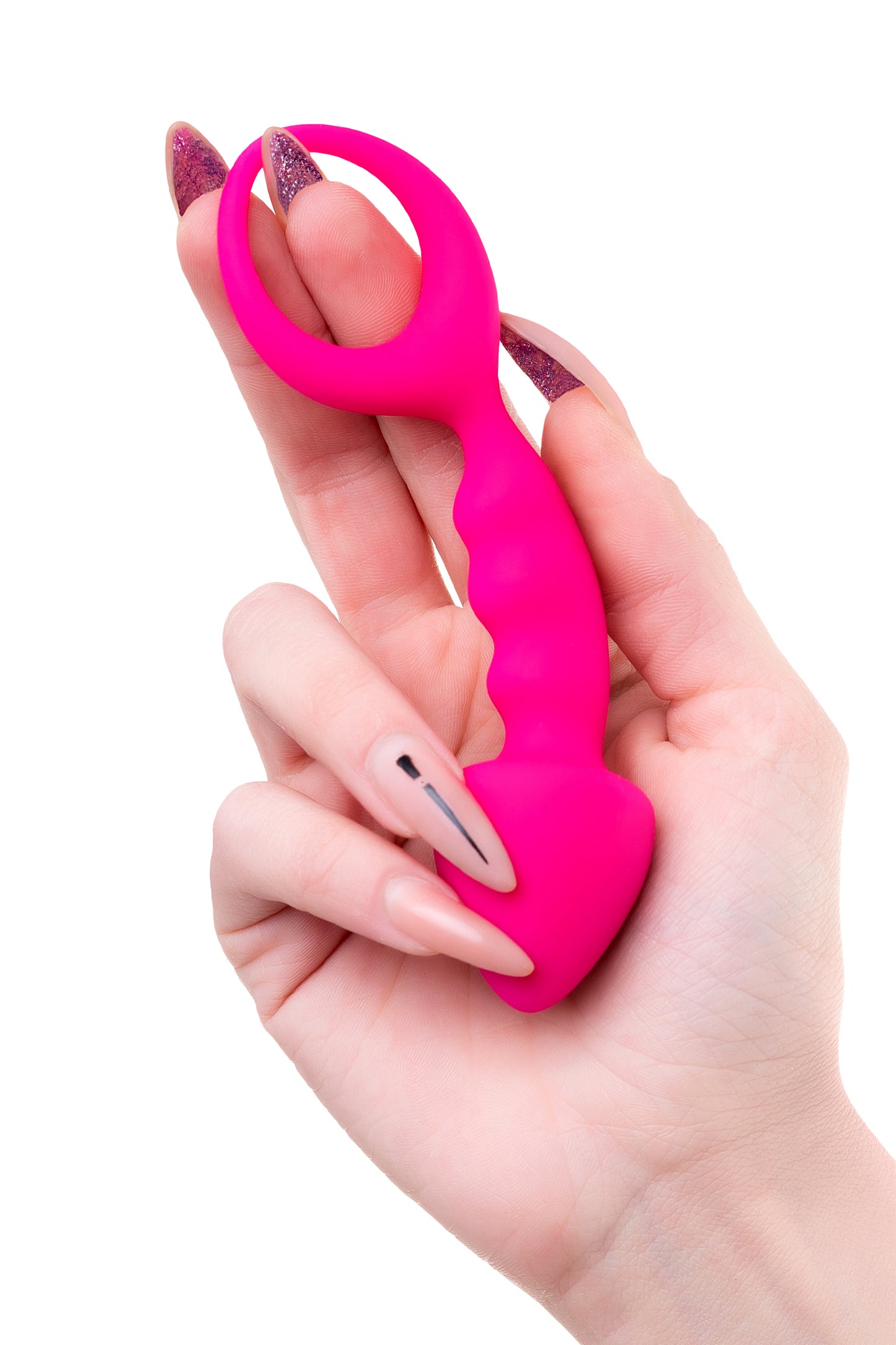 ToDo by Toyfa Bong Anal Plug, silikon, pembe, 12,5 cm, Ø 2,5 cm