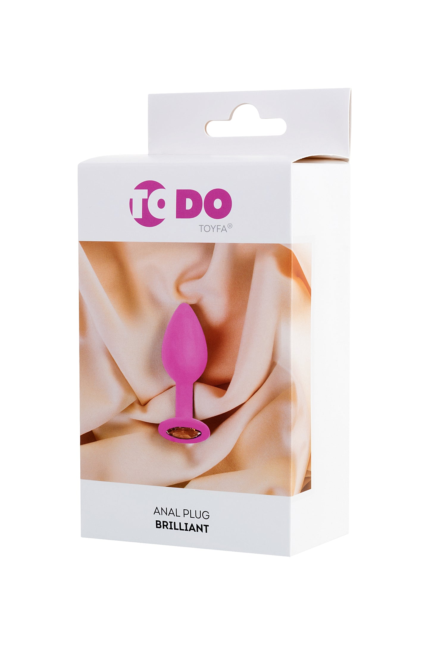 ToDo by Toyfa Brilliant Anal Plug, silikon, pembe, 7 cm, Ø 2 cm, 50 g