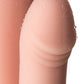 Gerçekçi TOYFA A-Toys Twint yapay penis, silikon, çıplak, 19,5 cm