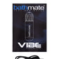 Bathmate Vibe Bullet Black, Şarj edilebilir, su geçirmez, plastik, siyah