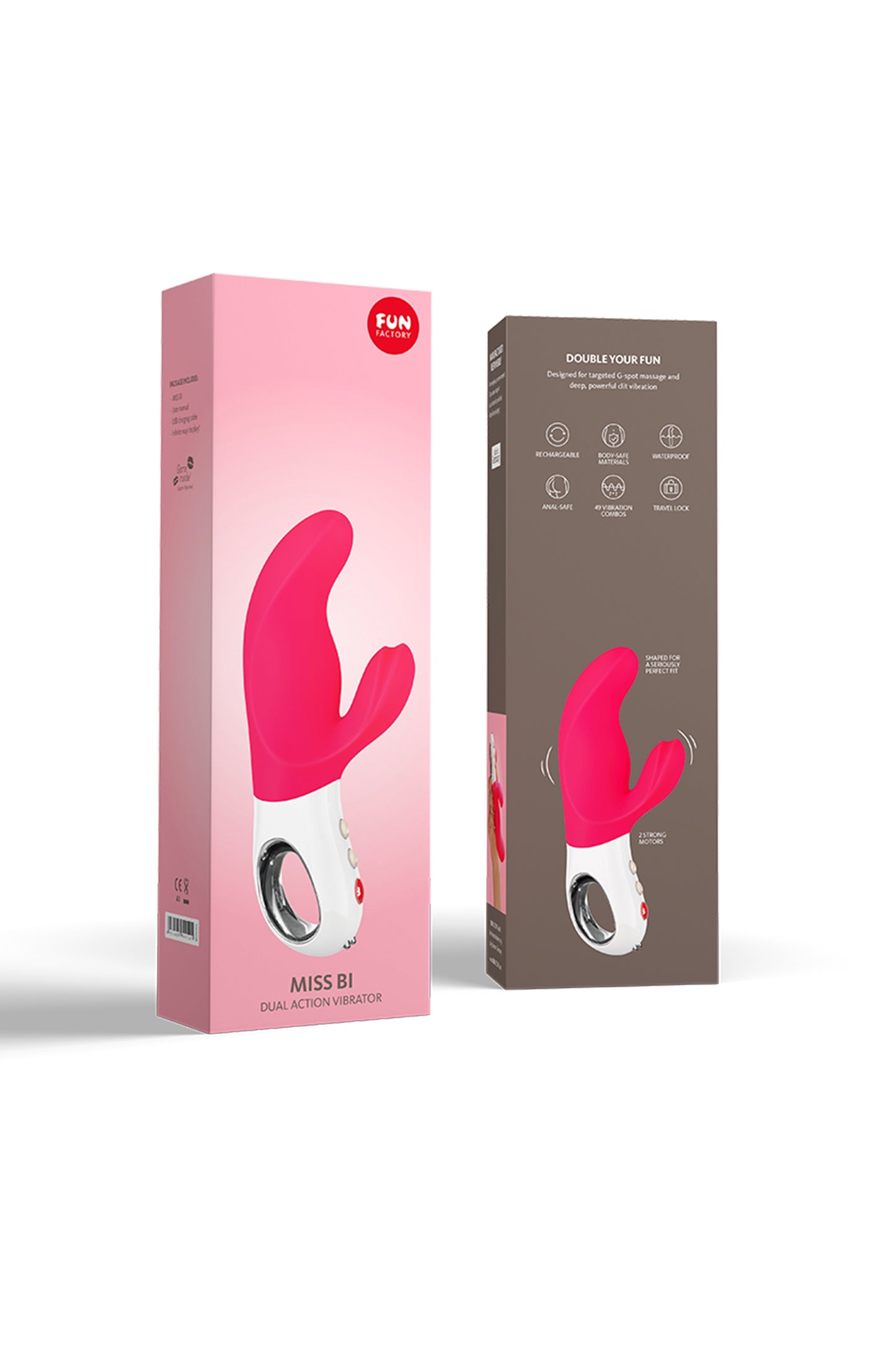 Fun Factory MİSS Bİ Vibratör, silikon, pembe, 17 cm