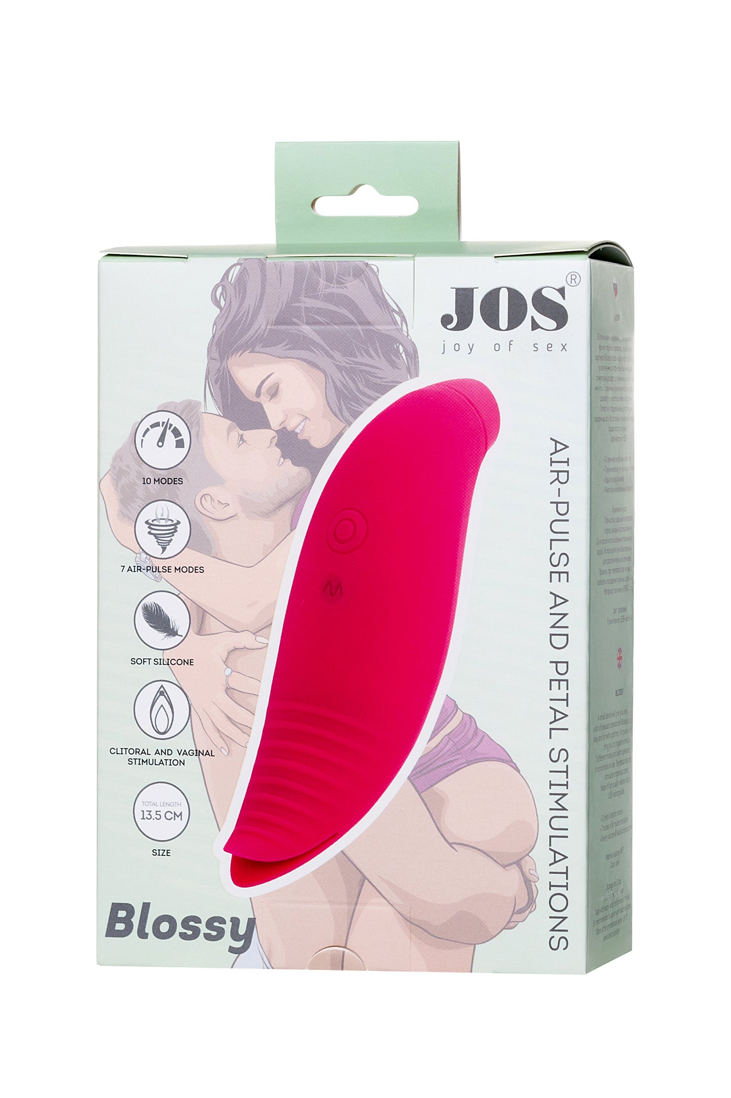 JOS Blossy Klitoral Vibratör, Pembe, 13,5 cm