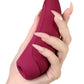 Satisfyer Curvy 1 Connect App Vakum Dalgası Klitoris Vibratörü, silikon, kırmızı, 14,3 cm