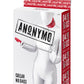 Anonymo BDSM Esaret Tasması  #0403, PU deri, kırmızı