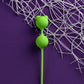 A-Toys by TOYFA Meeko Vajinal Topları, silikon, yeşil, 16,4 cm, Ø 2,7 cm