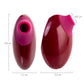 A-Toys by TOYFA Myrty Vakum Mastürbatör, Bordo, 9,8 cm