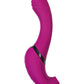 JOS Vakum uyarımlı döner vibratör Spinser, silikon, mor, 23 cm