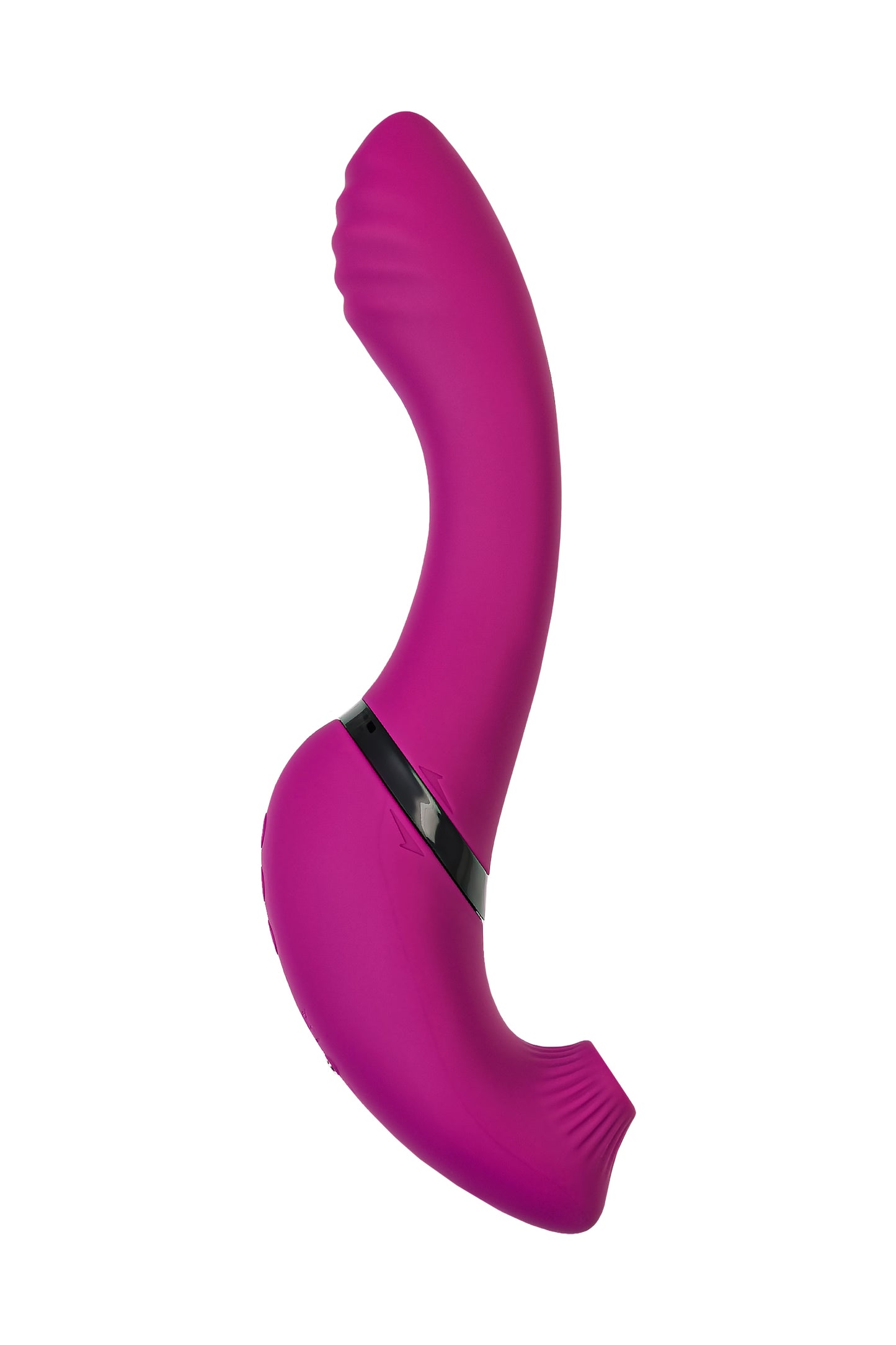 JOS Vakum uyarımlı döner vibratör Spinser, silikon, mor, 23 cm