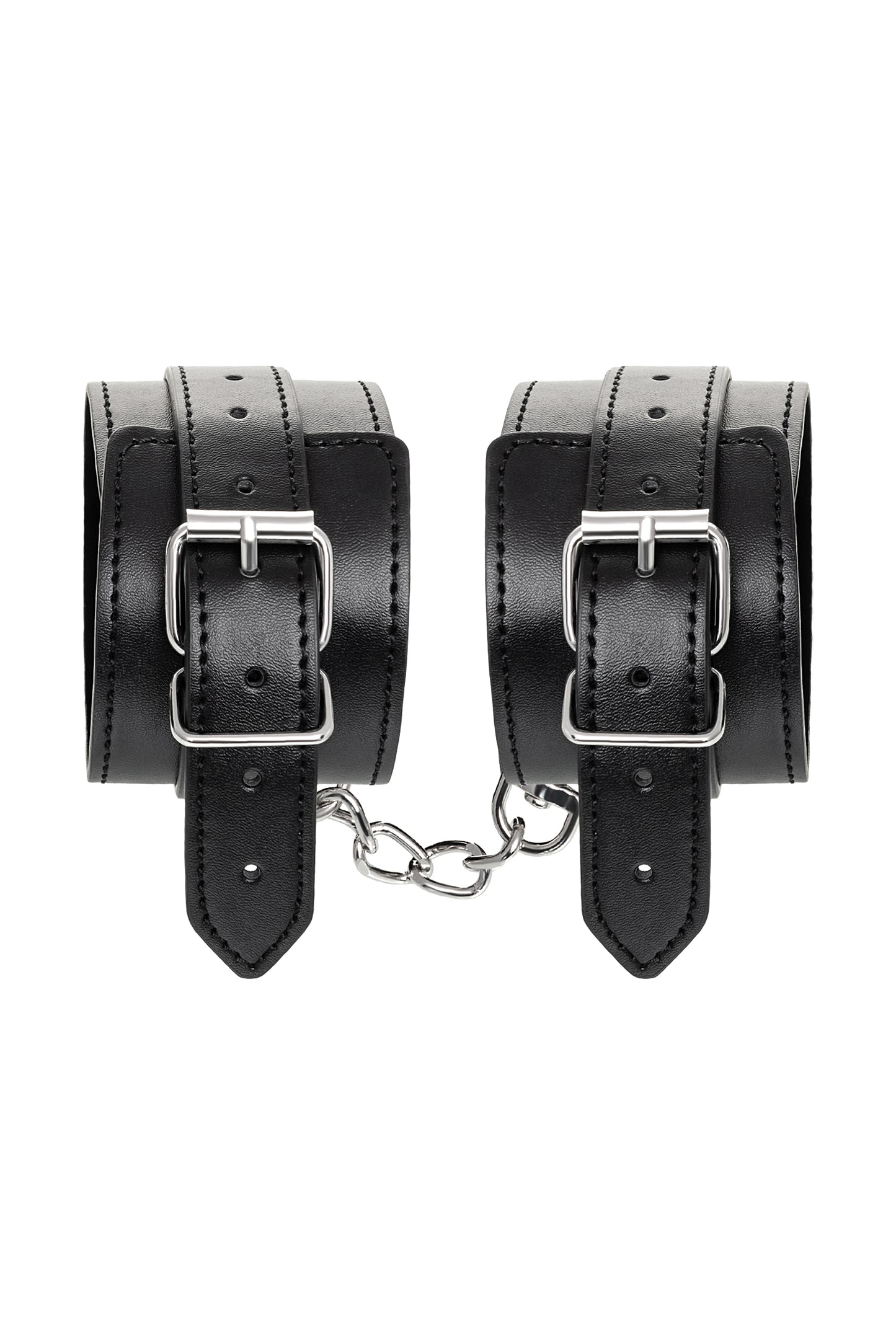 Anonymo BDSM Ayak Kelepçe #0153, PU deri, siyah, 26,5 cm