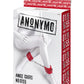 Anonymo BDSM Ayak Kelepçe #0155 , PU deri, kırmızı, 27 cm