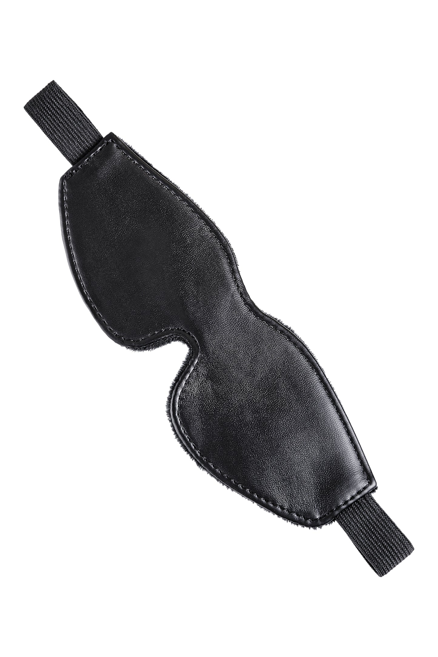 Anonymo BDSM Maske , PU deri, siyah, 26,5 cm