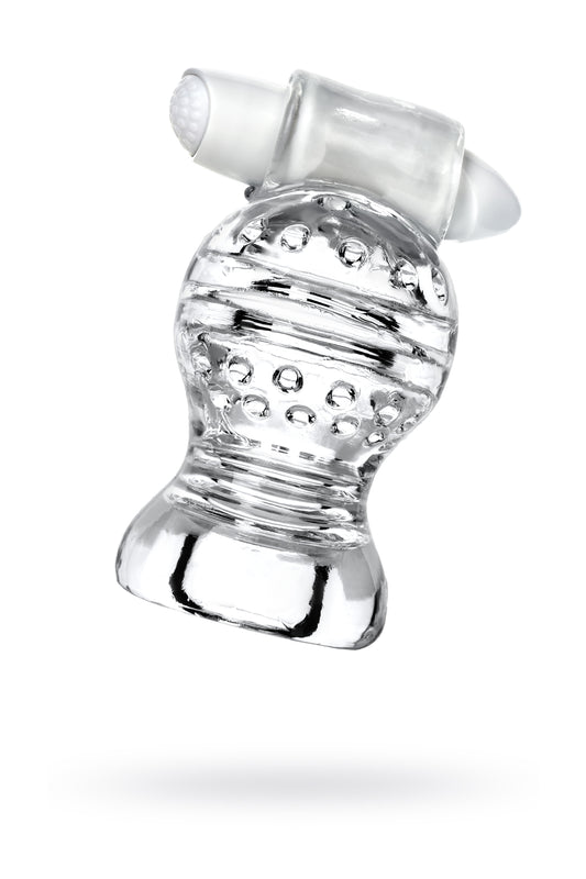 Lingam by TOYFA Masturbator ,Shakti, TPE, Şeffaf, 9 cm