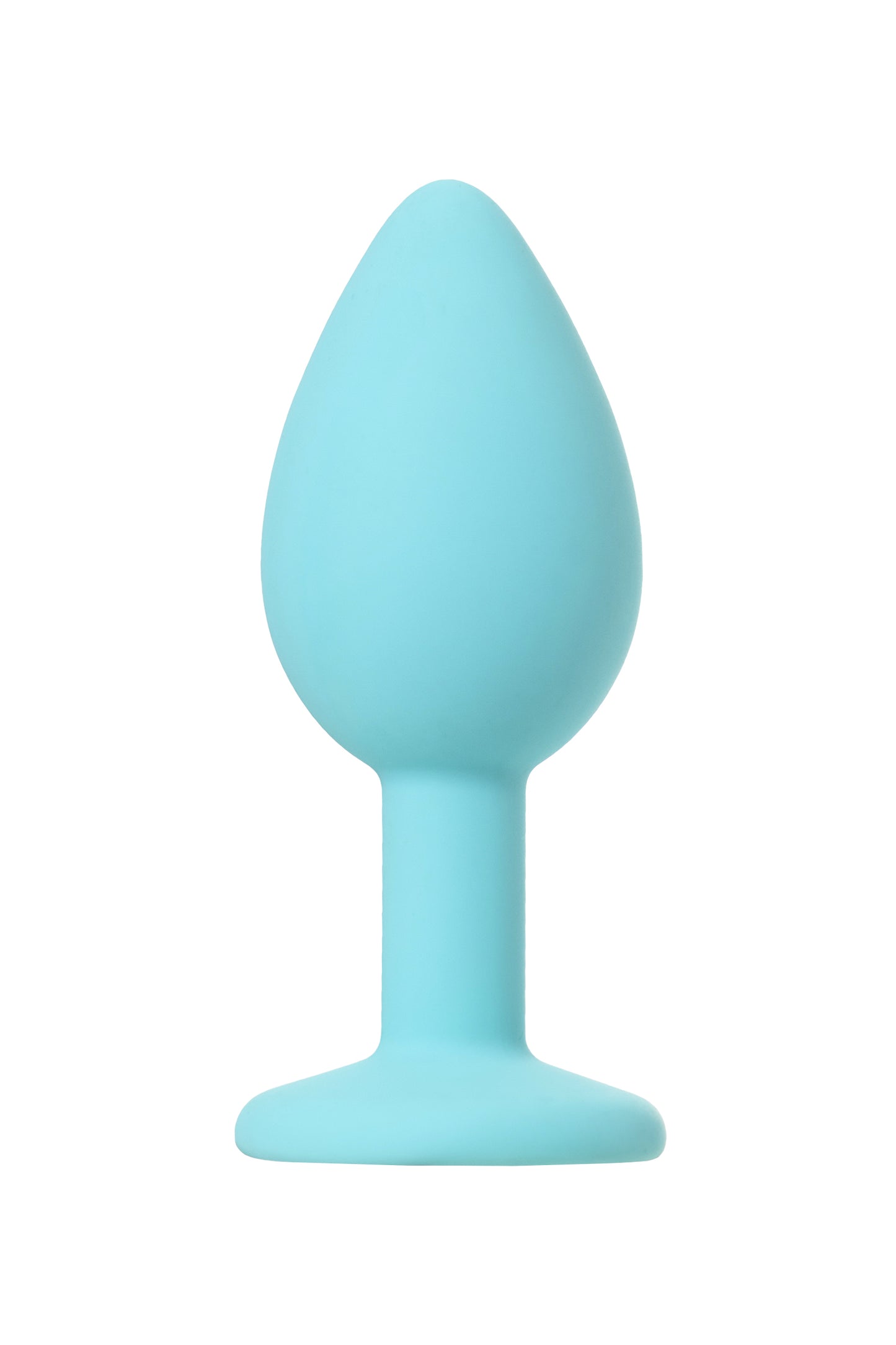 ToDo by Toyfa Brilliant anal kılıf, silikon, cam göbeği, beyaz kristalli, 7 cm, Ø 2,8 cm, 26 g