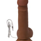RealStick Elite Mulatto Gerçekçi Vibratör, kahverengi, 13 cm