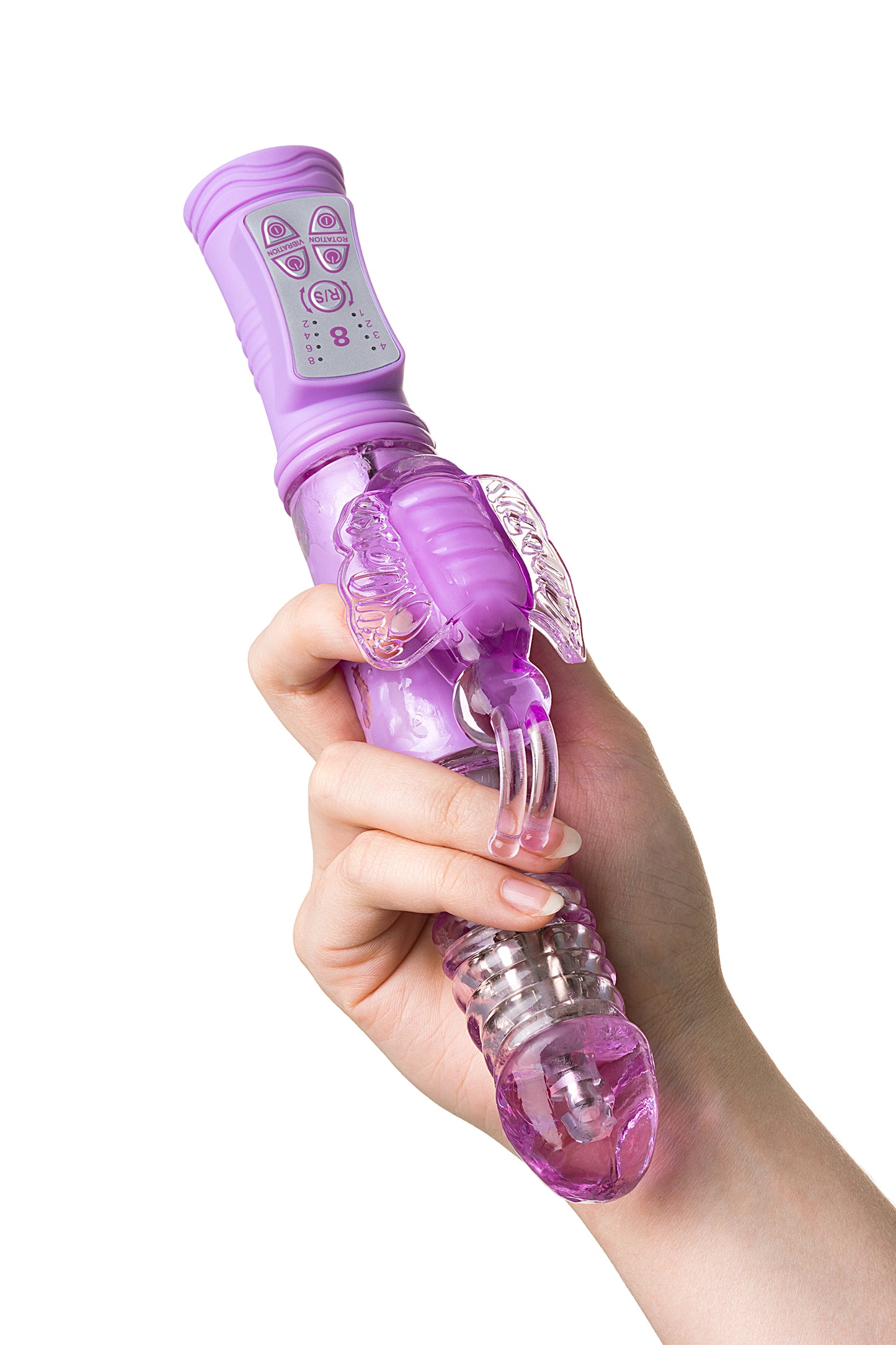 A-Toys by TOYFA Serk High-Tech  Klitoral Uyarıcı Vibratör, TPE, mor, 24,5 cm