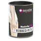 Mystim  Masturbatin Ribbed Ritay Masturbatör, TPE, beyaz, 4,5 cm