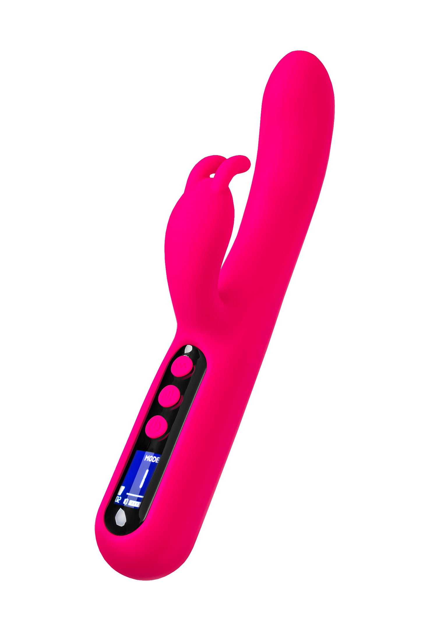 eroTeq Rablock Klitoral uyarımlı G noktası vibratörü , silikon, pembe, 23,5 cm