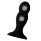 Erotist Hidro Anal Plug, M, silikon, siyah, 10,5 cm