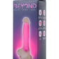 Beyond by Toyfa Yapay penis, karanlıkta parlayan,  James Glow, Silikon, transparan, 18 cm