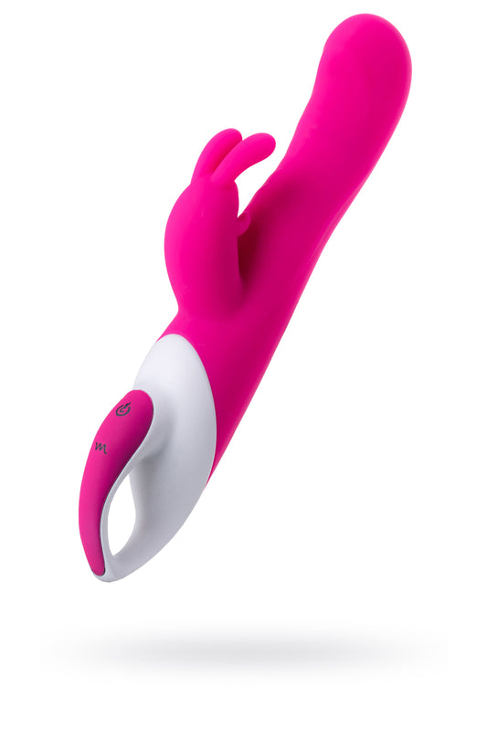 JOS ELLY Isıtmalı Vibratör,  silikon, pembe, 21,5 cm