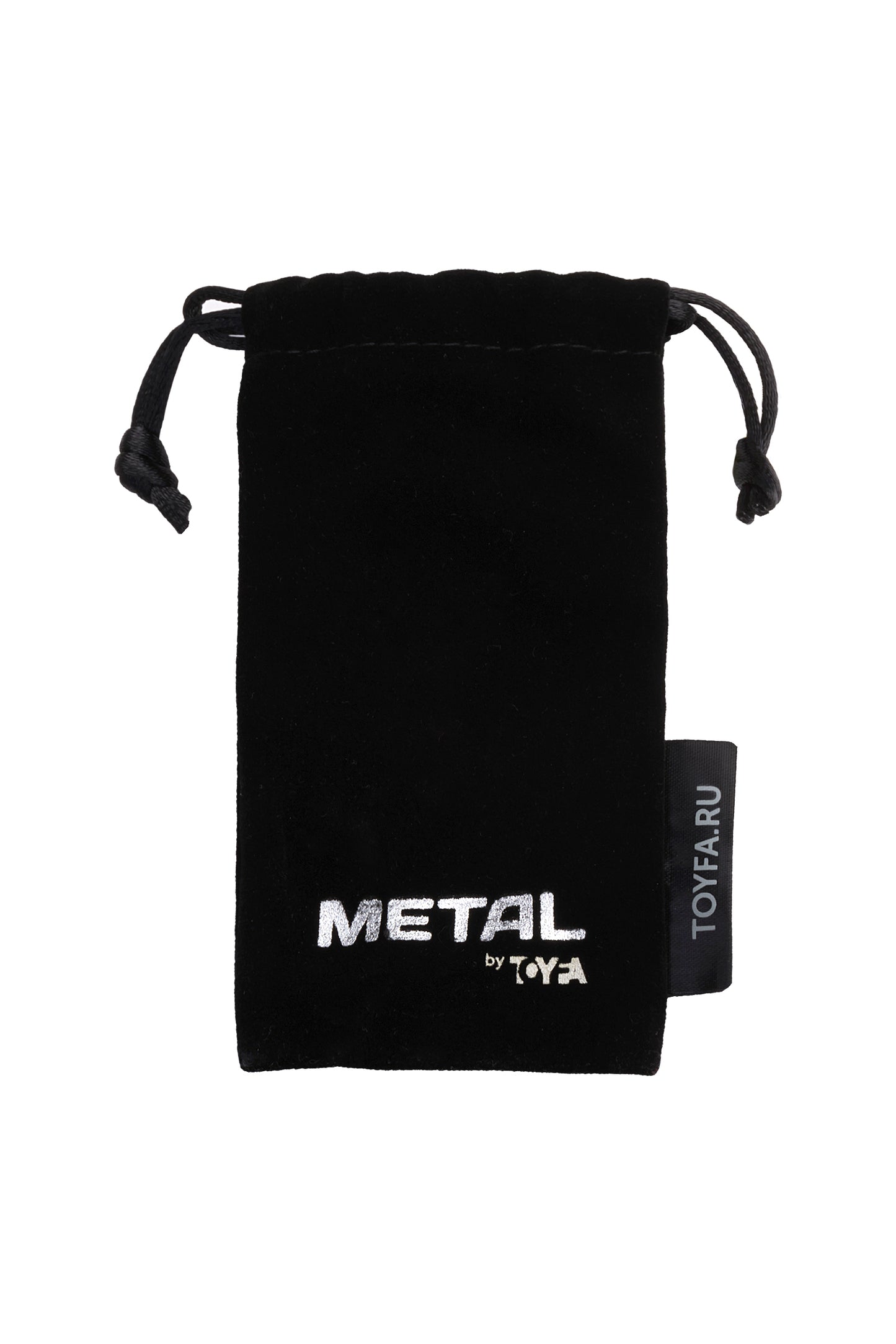 Metal by TOYFA Anal Plug, Metal, gümüş, mor kristalli, 8 cm, Ø 3,4 cm, 85 g