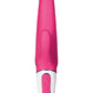 Satisfyer Mr.Rabbit Vibratör, silikon, kırmızı, 22,1 cm