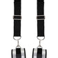 Anonymo BDSM Kapı esaret kelepçe, Polyester, Gümüş, 23 cm