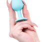 ToDo by Toyfa Brilliant Anal Plug, silikon, mavi, 8 cm, Ø 3 cm, 50 g