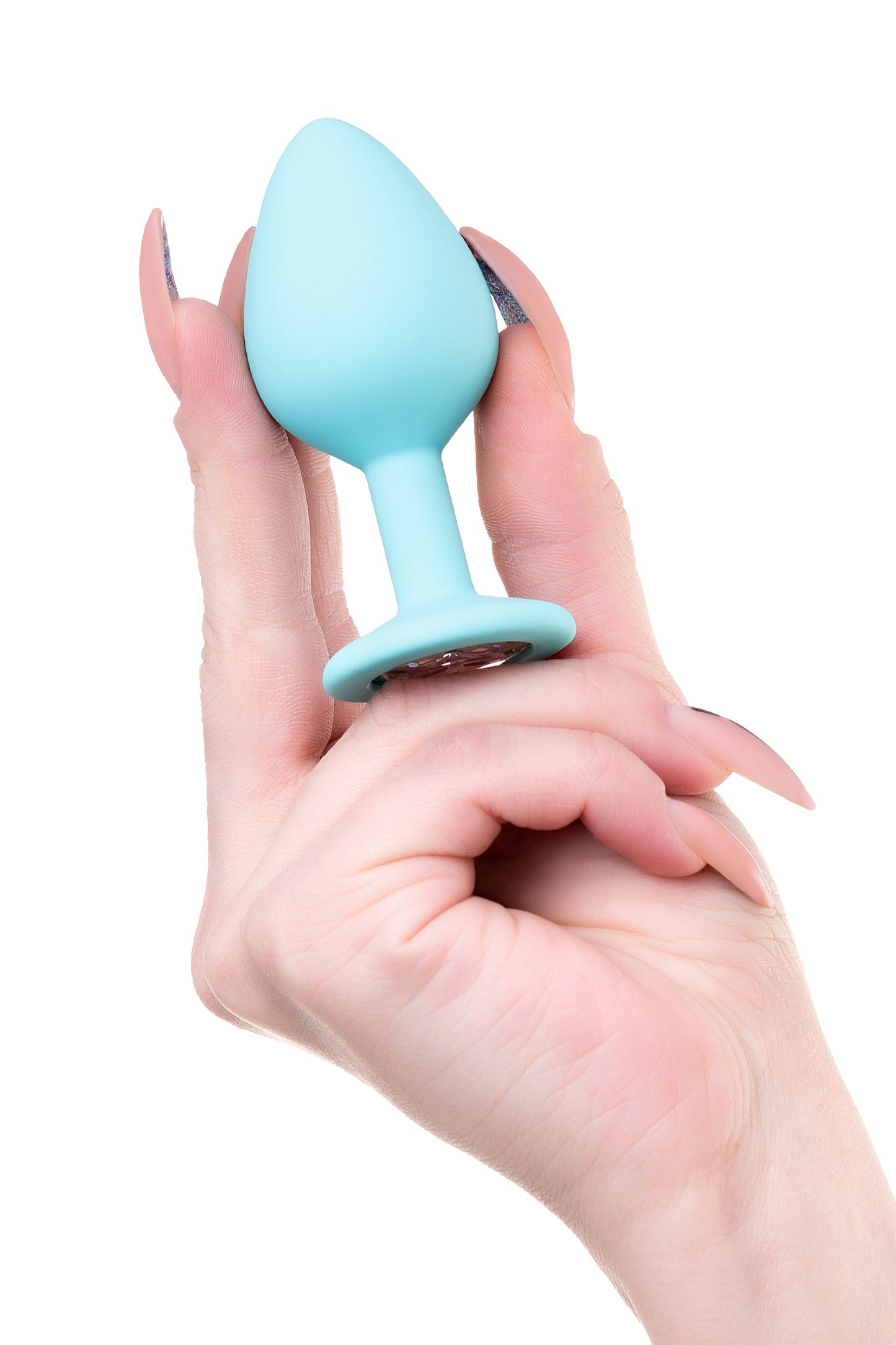 ToDo by Toyfa Brilliant Anal Plug, silikon, mavi, 8 cm, Ø 3 cm, 50 g
