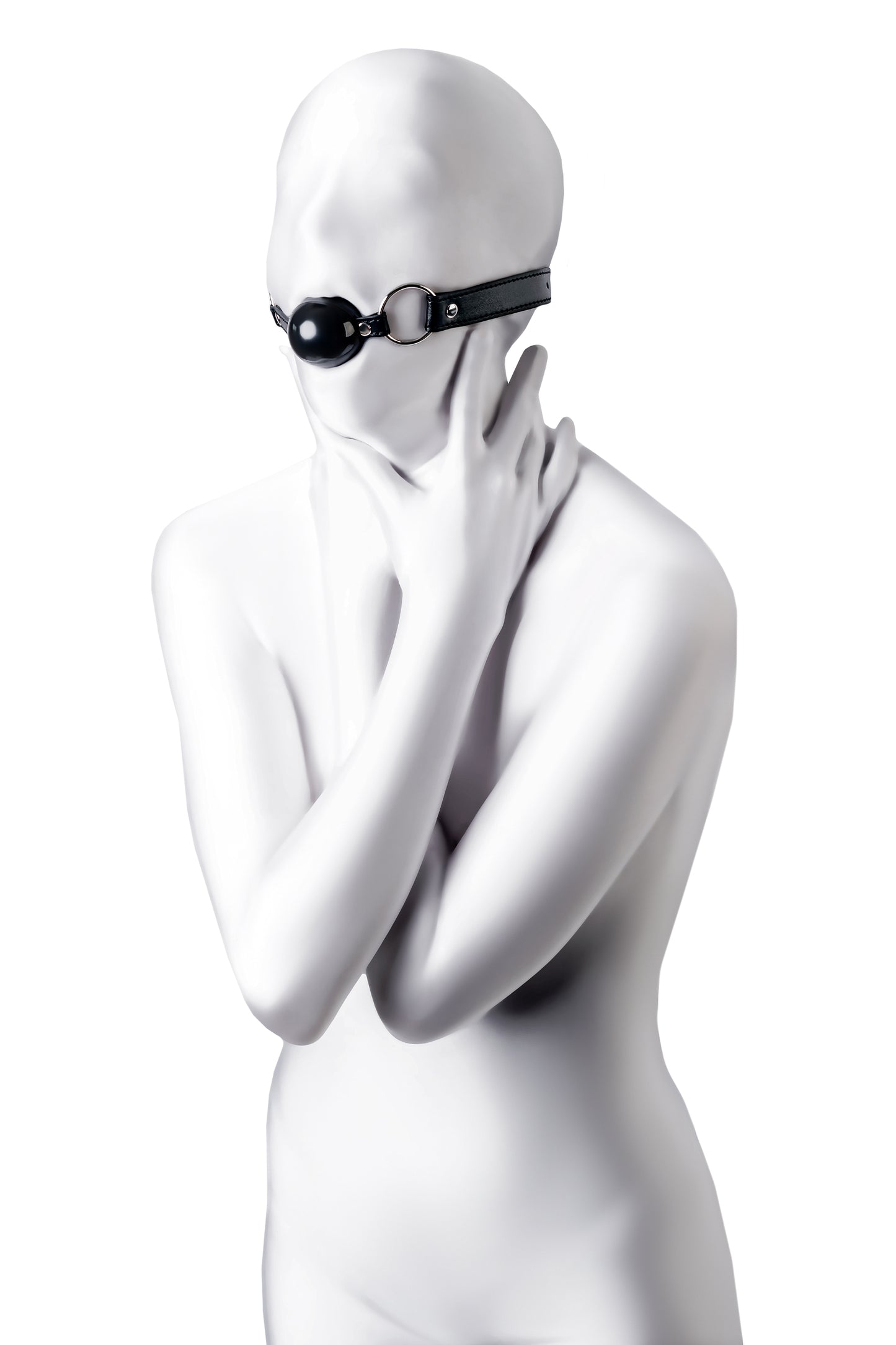 Anonymo BDSM Ağız Topu #0304, TPR, siyah, 64 cm