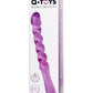 A-Toys by TOYFA Çift taraflı Jel Dildo  Tanza, TPE, mor, 27,5 cm