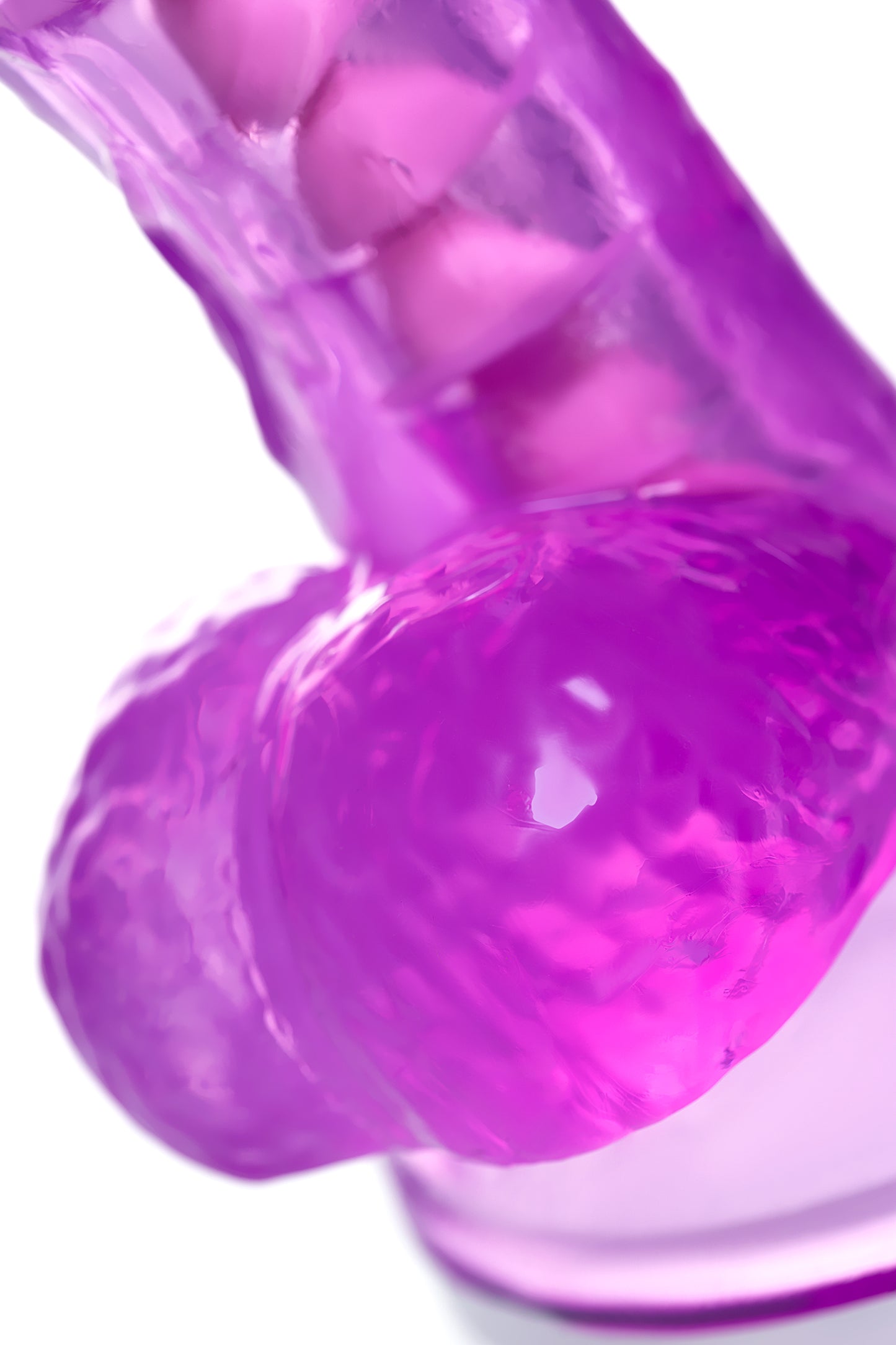 A-Toys by TOYFA Jel Dildo Celiam, TPE, mor, 20,5 cm