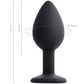 POPO by TOYFA  Anal Plug, silikon, siyah, 7,2 cm, Ø 2,8 cm, 25 g
