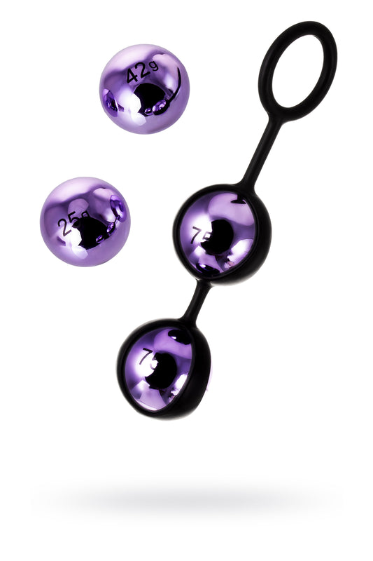 A-Toys by TOYFA Vender Vajinal Topları, ABS plastik, Mor, 14,6 cm