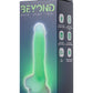 Beyond by Toyfa  Wade Glow Gece Parlayan Dildo, Silikon, Şeffaf, 20 cm