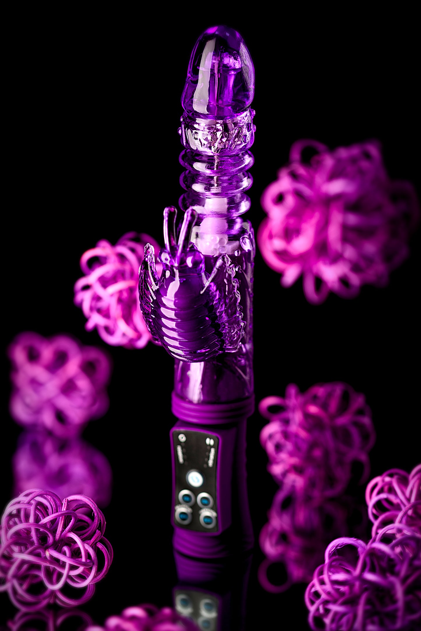 A-Toys by TOYFA High-Tech Klitoral Uyarıcı Vibratör, TPR, mor, 23 cm