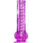 A-Toys by TOYFA Jel Dildo Celiam, TPE, mor, 20,5 cm