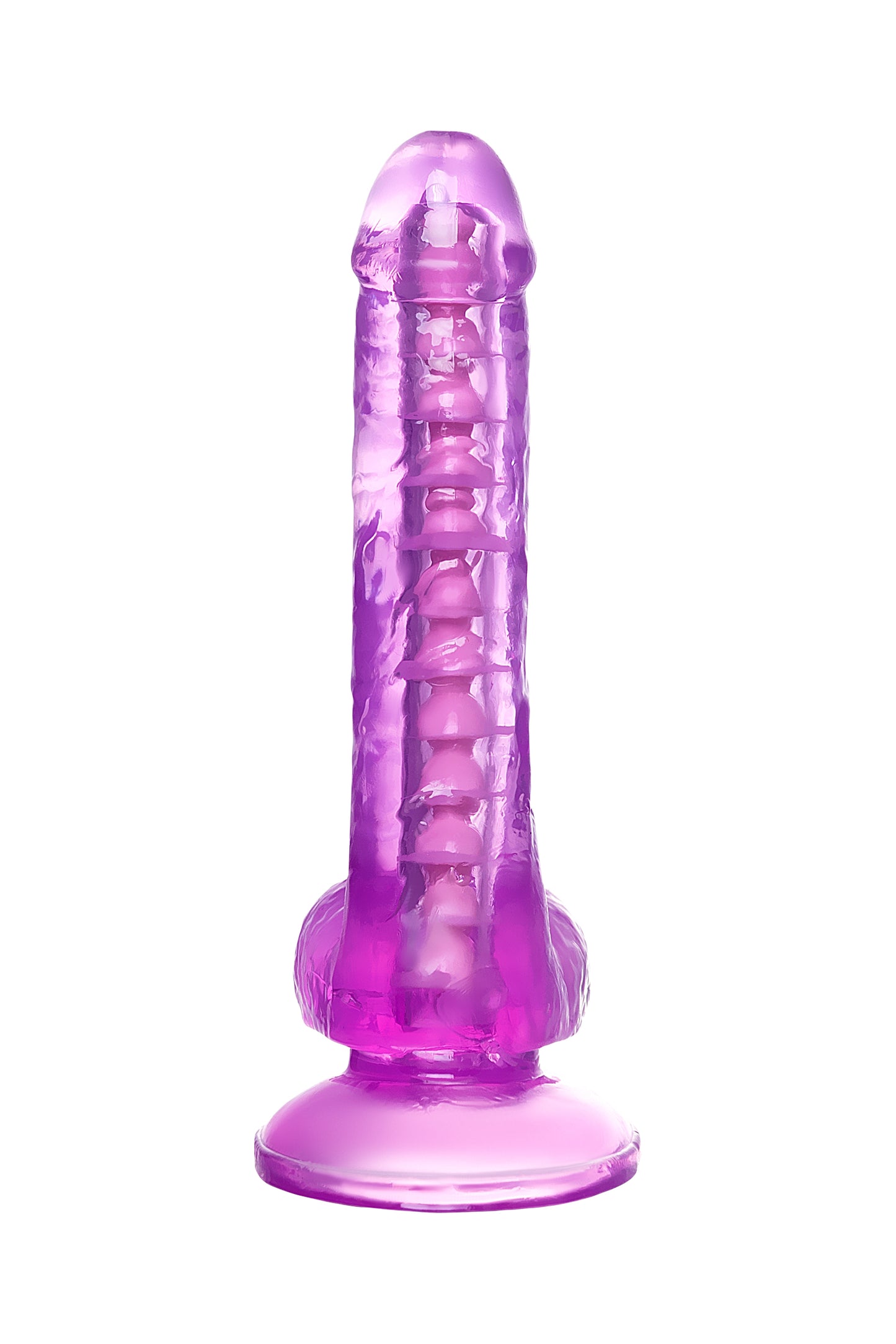 A-Toys by TOYFA Jel Dildo Celiam, TPE, mor, 20,5 cm