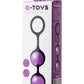 A-Toys by TOYFA Raspy vajinal topları, ABS plastik, Mor, 14 cm